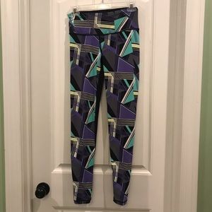 Abstract print leggings